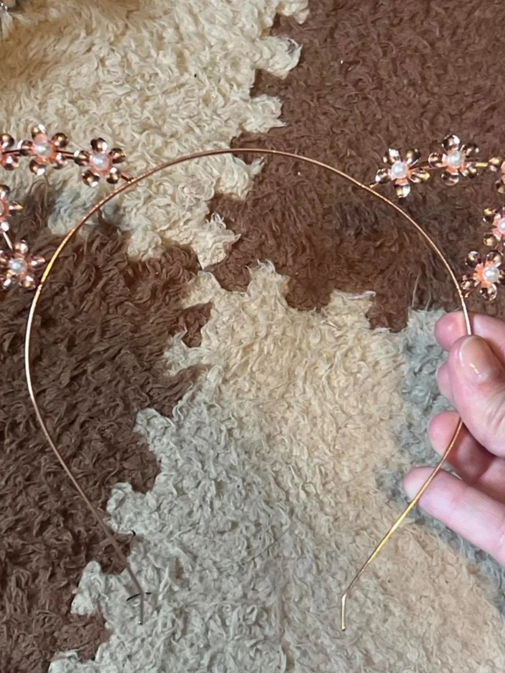 Women's Gold and White tiaras